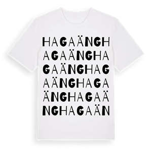 Hagaäng ordlek t-shirt – ekologisk bomull t-shirt från Pinshirt