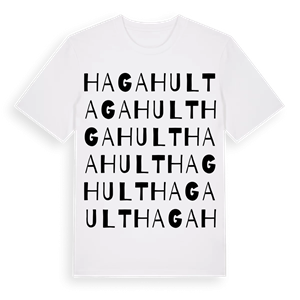 Hagahult ordlek t-shirt – ekologisk bomull t-shirt från Pinshirt
