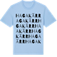 Blue Soul t-shirt med Hagakärr ordlek t-shirt