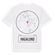 White t-shirt med Hagalund t-shirt