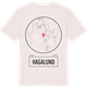 Vintage White t-shirt med Hagalund t-shirt