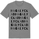 Mid Heather Gray t-shirt med Hagalyckan ordlek t-shirt