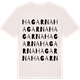 Vintage White t-shirt med Hagarna ordlek t-shirt