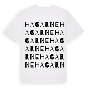 Hagarne ordlek t-shirt – ekologisk bomull t-shirt från Pinshirt
