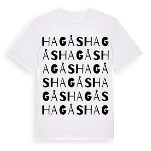 Hagås ordlek t-shirt – ekologisk bomull t-shirt från Pinshirt