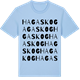 Blue Soul t-shirt med Hagaskog ordlek t-shirt