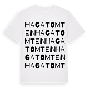 Hagatomten ordlek t-shirt – ekologisk bomull t-shirt från Pinshirt