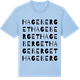 Blue Soul t-shirt med Hageberget ordlek t-shirt