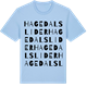 Blue Soul t-shirt med Hagedals lider ordlek t-shirt