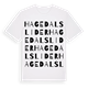 Hagedals lider ordlek t-shirt