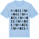 Blue Soul t-shirt med Hagelås ordlek t-shirt