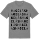 Mid Heather Gray t-shirt med Hagelås ordlek t-shirt