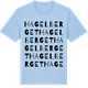 Blue Soul t-shirt med Hagelberget ordlek t-shirt
