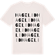 Vintage White t-shirt med Hagelid ordlek t-shirt