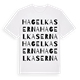 Hagelkaserna ordlek t-shirt