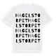 Hagelstorpet ordlek t-shirt