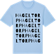 Blue Soul t-shirt med Hageltorp ordlek t-shirt