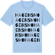 Blue Soul t-shirt med Hagensmo ordlek t-shirt