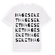 Hageseket ordlek t-shirt