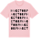 Pink Cotton t-shirt med Hagetorp ordlek t-shirt