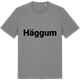 Mid Heather Gray t-shirt med Häggum fetstil t-shirt