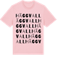 Pink Cotton t-shirt med Häggvall ordlek t-shirt