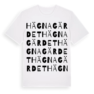 Hägnagärdet ordlek t-shirt – ekologisk bomull t-shirt från Pinshirt