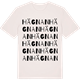 Vintage White t-shirt med Hägnan ordlek t-shirt