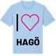 Blue Soul t-shirt med Jag älskar Hagö t-shirt stort tryck
