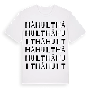 Håhult ordlek t-shirt – ekologisk bomull t-shirt från Pinshirt