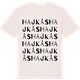 Vintage White t-shirt med Hajkås ordlek t-shirt