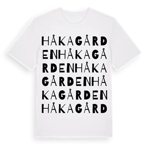 Håkagården ordlek t-shirt – ekologisk bomull t-shirt från Pinshirt