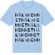 Blue Soul t-shirt med Håkahemmet ordlek t-shirt