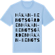 Blue Soul t-shirt med Håkan-Bengtsgården ordlek t-shirt