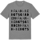 Mid Heather Gray t-shirt med Håkan-Bengtsgården ordlek t-shirt