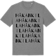 Mid Heather Gray t-shirt med Håkankila ordlek t-shirt