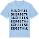 Blue Soul t-shirt med Håkehallsberget ordlek t-shirt