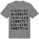 Mid Heather Gray t-shirt med Håkehallsberget ordlek t-shirt