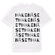 Hakenäset ordlek t-shirt
