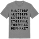Mid Heather Gray t-shirt med Haketorp ordlek t-shirt