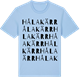 Blue Soul t-shirt med Hålakärr ordlek t-shirt