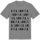 Mid Heather Gray t-shirt med Hålan ordlek t-shirt