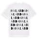 Halanda ordlek t-shirt