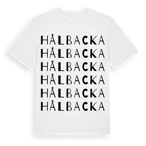 Hålbacka ordlek t-shirt – ekologisk bomull t-shirt från Pinshirt