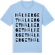 Blue Soul t-shirt med Hålberget ordlek t-shirt