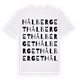 Hålberget ordlek t-shirt
