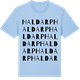 Blue Soul t-shirt med Haldarp ordlek t-shirt