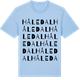 Blue Soul t-shirt med Håle dal ordlek t-shirt
