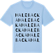 Blue Soul t-shirt med Halebacka ordlek t-shirt
