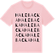 Pink Cotton t-shirt med Halebacka ordlek t-shirt